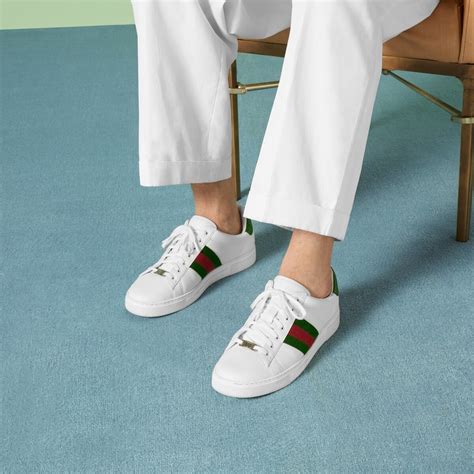 gucci ace sneakers fit the same as gucci loafers|Gucci ace gg suede sneakers.